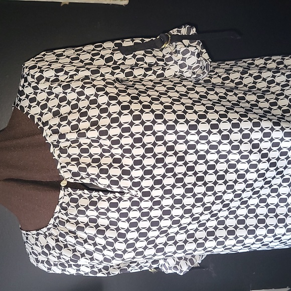 MICHAEL MICHAEL KORSStatus Print Georgette Tunic - Picture 2 of 7